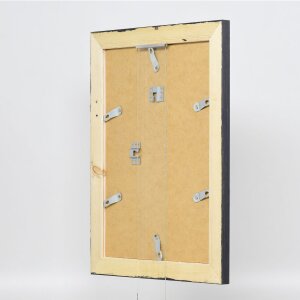 Cornice in legno massello effetto 2240 nero 40x50 cm vetro museo