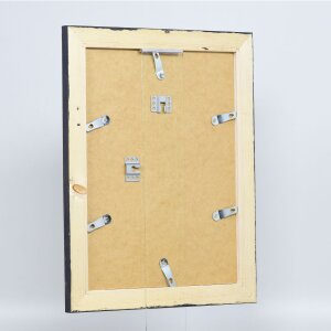 Cornice in legno massello effetto 2240 nero 40x50 cm vetro museo