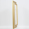 Cornice barocca ad effetto profilo 31 argento 40x50 cm vetro museale