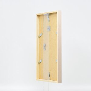 Telaio in legno effetto profilo 35 marrone chiaro 40x60 cm vetro antiriflesso