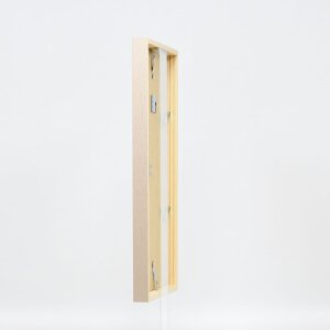 Telaio in legno effetto profilo 35 marrone chiaro 40x60 cm vetro antiriflesso