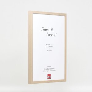 Telaio in legno effetto profilo 35 marrone chiaro 40x60 cm vetro antiriflesso