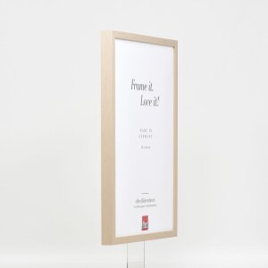 Telaio in legno effetto profilo 35 marrone chiaro 40x60 cm vetro antiriflesso