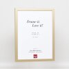 Struttura in legno Top Cube 40x60 cm vetro antiriflesso oro