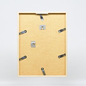 Telaio effetto legno profilo 35 grigio chiaro 40x60 cm vetro acrilico