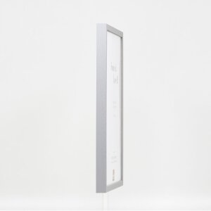 Telaio effetto legno profilo 35 grigio chiaro 40x60 cm vetro acrilico