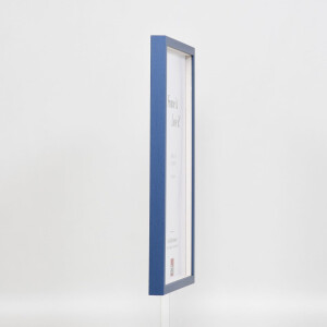 Telaio effetto legno profilo 35 blu 40x60 cm vetro normale + distanziatore