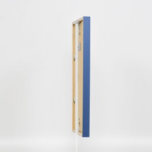Telaio effetto legno profilo 35 blu 40x60 cm vetro normale + distanziatore