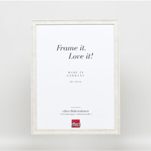 Telaio effetto legno profilo 2070 vetro normale 40x60 cm bianco