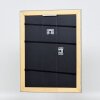 Telaio effetto legno profilo 94 argento 40x60 cm vetro antiriflesso
