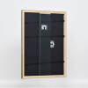Telaio effetto legno profilo 2070 vetro antiriflesso 40x60 cm oro