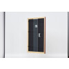 Cornice in legno effetto profilo 38 marrone 40x60 cm vetro museale