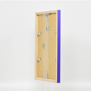 Cornice in legno Top Cube 40x60 cm vetro museale viola