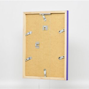 Cornice in legno Top Cube 40x60 cm vetro museale viola