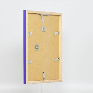 Cornice in legno Top Cube 40x60 cm vetro museale viola