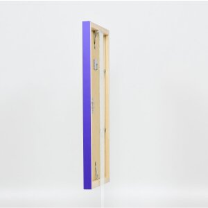Cornice in legno Top Cube 40x60 cm vetro museale viola
