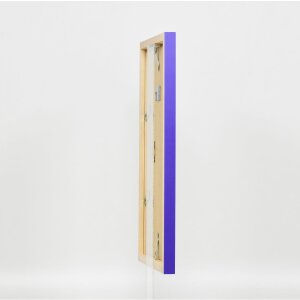 Cornice in legno Top Cube 40x60 cm vetro museale viola