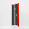 Effetto cornice in legno Profilo 89 rosso 40x60 cm Vetro Museo