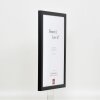 Struttura in legno Top Cube 42x59,4 cm nero vetro normale