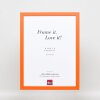 Struttura in legno Top Cube 42x59,4 cm arancio vetro normale