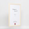 Effetto Telaio in legno Profilo 89 bianco 42x59,4 cm Vetro normale