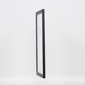 Telaio effetto legno profilo 2210 nero 42x59,4 cm vetro antiriflesso