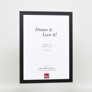 Telaio effetto legno profilo 2210 nero 42x59,4 cm vetro antiriflesso