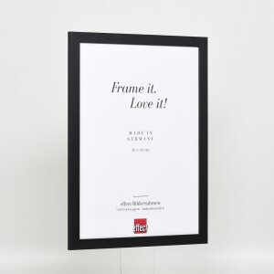 Telaio effetto legno profilo 2210 nero 42x59,4 cm vetro antiriflesso