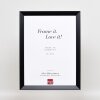 Effetto Telaio in legno Top N nero 42x59,4 cm Vetro normale