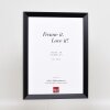 Effetto Telaio in legno Top N nero 42x59,4 cm Vetro normale