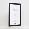 Effetto Telaio in legno Top N nero 42x59,4 cm Vetro normale