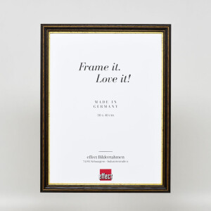 Telaio effetto legno profilo 21 noce marrone 42x59,4 cm vetro antiriflesso