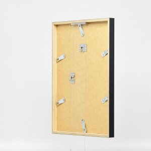 Telaio effetto legno profilo 35 nero 42x59,4 cm vetro acrilico
