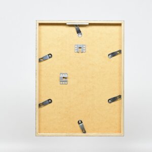 Telaio effetto legno profilo 35 nero 42x59,4 cm vetro acrilico