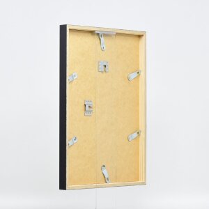 Telaio effetto legno profilo 35 nero 42x59,4 cm vetro acrilico