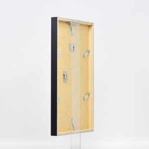 Telaio effetto legno profilo 35 nero 42x59,4 cm vetro acrilico