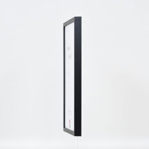 Telaio effetto legno profilo 35 nero 42x59,4 cm vetro acrilico