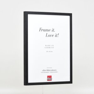 Telaio effetto legno profilo 35 nero 42x59,4 cm vetro acrilico