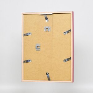 Telaio effetto legno profilo 35 rosso 42x59,4 cm vetro normale + distanziatore