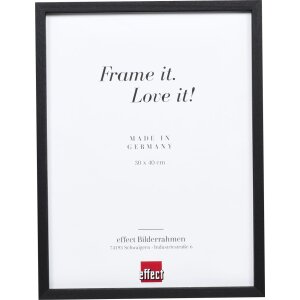 Telaio in legno effetto profilo 35 nero 42x59,4 cm vetro...