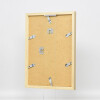 Struttura in legno Top Cube 42x59,4 cm vetro acrilico oro