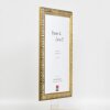 Cornice in legno effetto profilo 94 oro 42x59,4 cm vetro acrilico