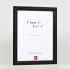 Telaio effetto legno profilo 94 nero 42x59,4 cm vetro acrilico