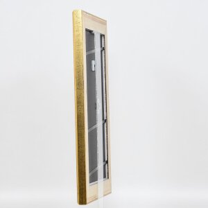 Cornice in legno effetto profilo 95 oro 42x59,4 cm vetro normale