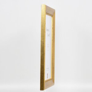 Cornice in legno effetto profilo 95 oro 42x59,4 cm vetro normale