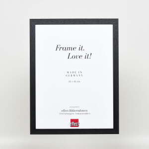 Telaio in legno effetto profilo 2210 nero 42x59,4 cm vetro museo