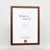 Cornice in legno effetto profilo 2210 marrone scuro 42x59,4 cm vetro museo