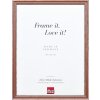 Cornice in legno effetto profilo 38 marrone 42x59,4 cm vetro museale