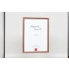 Cornice in legno effetto profilo 38 marrone 42x59,4 cm vetro museale