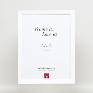 Effetto cornice in legno Top N bianco 42x59,4 cm Vetro Museum
